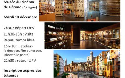 Voyage au musée du cinéma de Gérone pour les L1 Mardi 18 décembre 2018