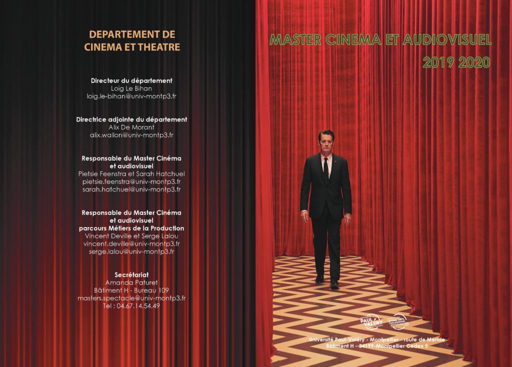Rentrée du Master Cinéma et audiovisuel | Cinéma UPV