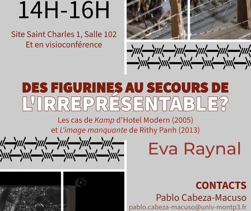 Intervention d’Eva Raynal le 8 mars à 14h au site Saint-Charles 1 dans le cadre du séminaire « Le(s) personnage(s) à l’écran »