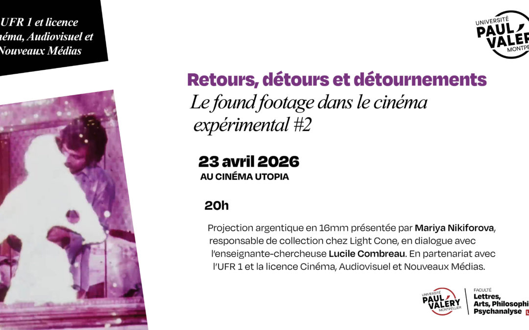 Jeudi 23 avril au cinéma Utopia : projection 16mm de films de found footage
